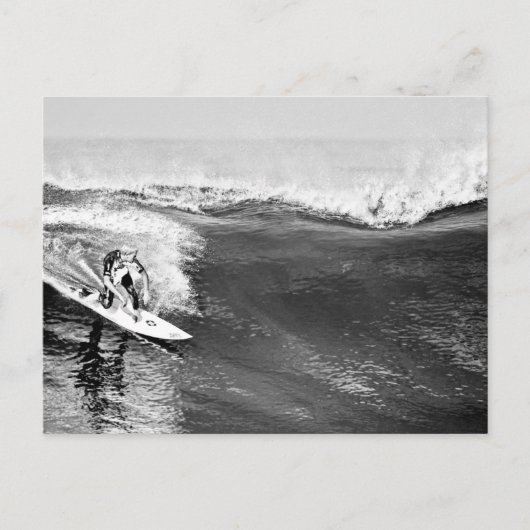 Beslissingen in zwart-wit briefkaart (Voorkant)