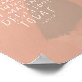 Beslissingen nemen - Inspirerend prijsopgave voor Poster (Hoek)