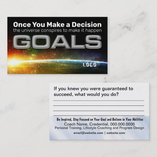 Beslissingskaart Visitekaartje (Voorkant / Achterkant)