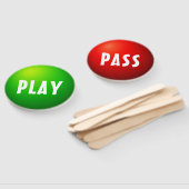 Beslissingspaddle voor Pass Play-spel Handwaaier (Niet-gemonteerd)
