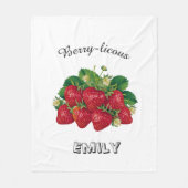 besliste fleece deken (Voorkant)