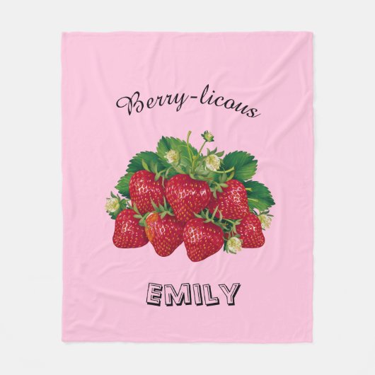 besliste fleece deken (Voorkant)