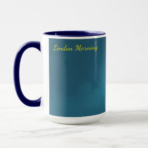 Besloten Londen Neo Deco Persoonlijke Koffie Mok