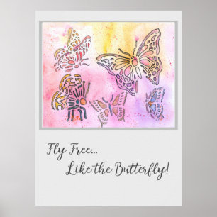 Besloten vlucht poster