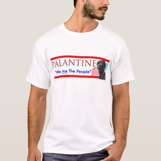 Besluit 2020: Palantine tegen President T-shirt (Voorkant)