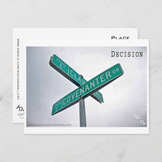 BESLUIT BRIEFKAART (Voorkant / Achterkant)