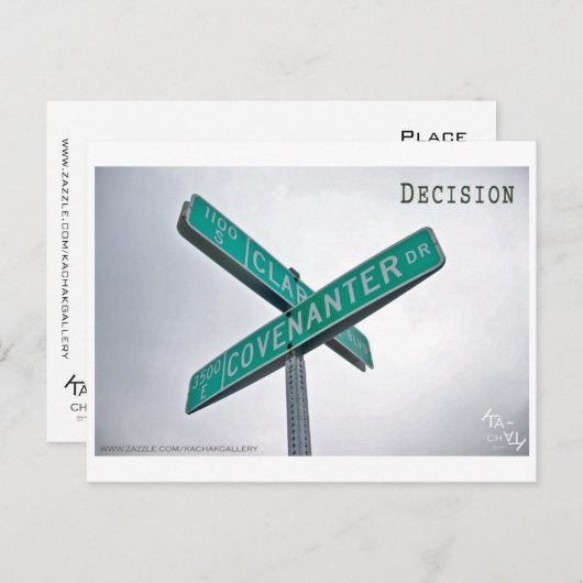 BESLUIT - BRIEFKAARTEN (Voorkant / Achterkant)