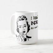 besluiteloos koffiemok (Voorkant links)