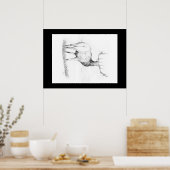 Besluiteloosheid ~ Elk Poster (Keuken)