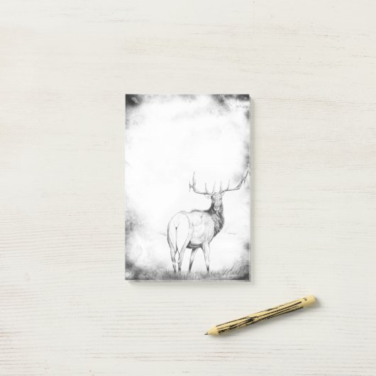 besluiteloosheid in de mist post-it® notes (Op bureau)