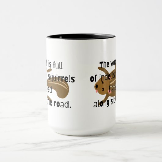 besluiteloze eekhoorn mok (Midden)
