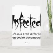 Besmette Afstuderen Kaart (Achterkant)