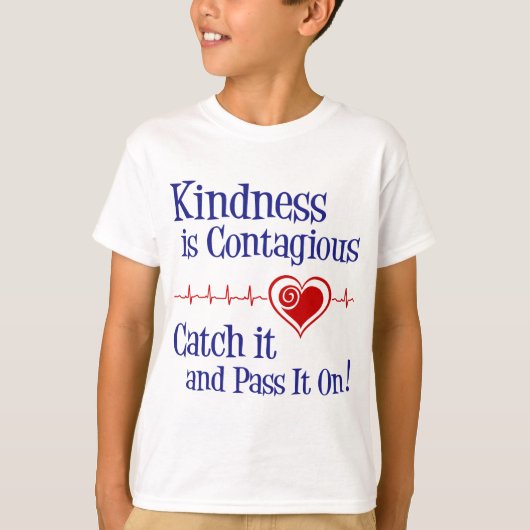 besmettelijke, blauw van de marine t-shirt (Voorkant)