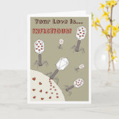 Besmettelijke Liefde Kaart (Gele Bloem)