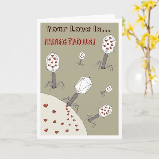 Besmettelijke Liefde Kaart (Gele Bloem)