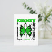 Besmetting op nierziekte - Butterfly Briefkaart (Staand voorkant)
