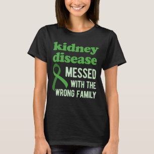 Besmetting op nierziekte t-shirt