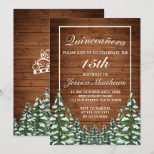 Besneeuwd bos & hout Landelijke dennen Tiara Quinc