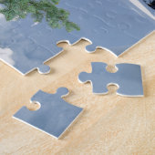 Besneeuwd bos in Oregon Legpuzzel (Zijkant)