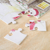 Besneeuwd Cottage Legpuzzel (Zijkant)