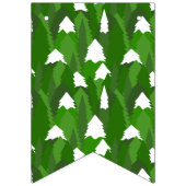 Besneeuwd Dennenbos Vlaggetjes (Tweede vlag)