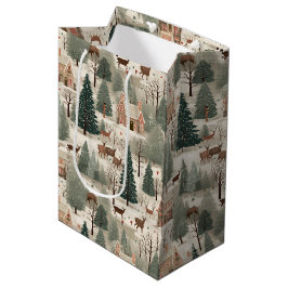 Besneeuwd Dorpsroom Medium Cadeauzakje