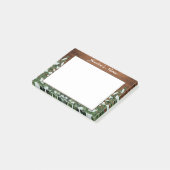 Besneeuwd hout & bos land dennen aangepast post-it® notes (Schuin)