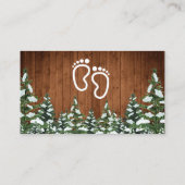 Besneeuwd Hout & Bos Land Pijnboomluier Raffle Informatiekaartje (Achterkant)