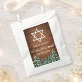 Besneeuwd Hout & Bos Landelijk Pijnboombar Bat Mit Bedankzakje (Geknipt)