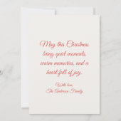 Besneeuwd kersttafereel (Achterkant)