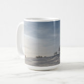 Besneeuwd landschap koffiemok (Voorkant links)