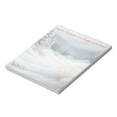 besneeuwd landschap notitieblok (Linkerzijde)