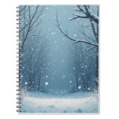 besneeuwd notitieboek (Voorkant)