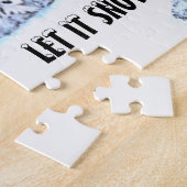 Besneeuwd Winter Legpuzzel (Zijkant)