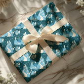 Besneeuwd Winter Wonderland Cadeaupapier