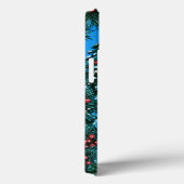 Besneeuwd winterbos met versierde kerstbomen Case-Mate iPhone case (Achterkant / Rechts)