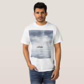 Besneeuwd winterlandschap t-shirt (Voorkant volledig)