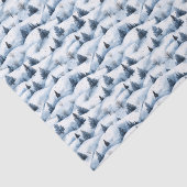 besneeuwd winterlandschapsweefsel tissuepapier (Detail)