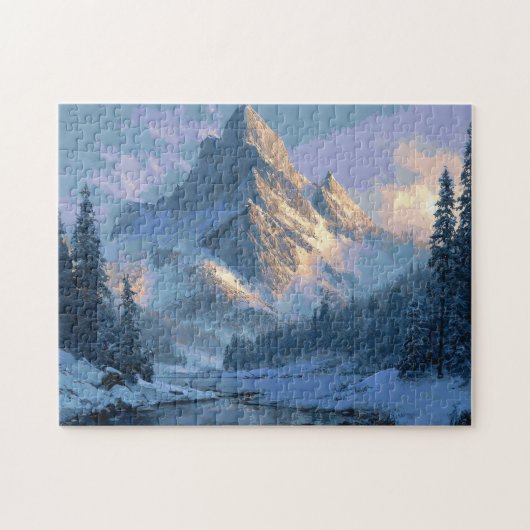 Besneeuwde Berg Legpuzzel (Horizontaal)