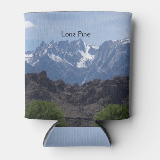 Besneeuwde bergen van Lone Pine     Blikjeskoeler (Voorkant)