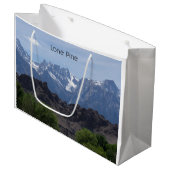Besneeuwde bergen van Lone Pine  Groot Cadeauzakje (Voorkant Gekanteld)