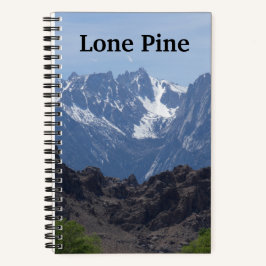 Besneeuwde bergen van Lone Pine    Notitieboek