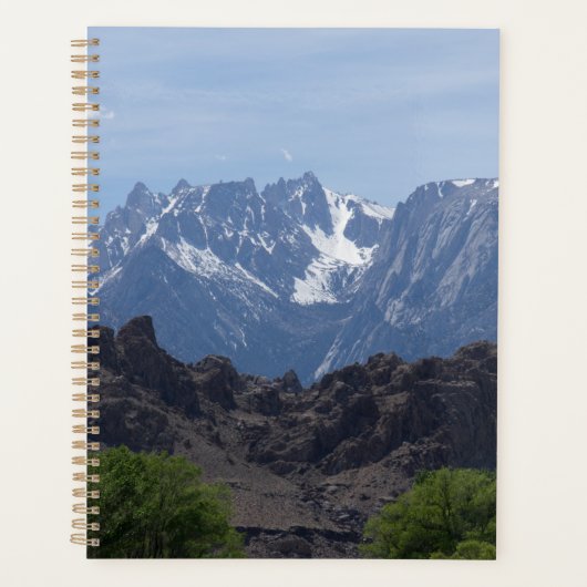 Besneeuwde bergen van Lone Pine   Planner (Voorkant)