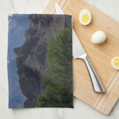 Besneeuwde bergen van Lone Pine Theedoek (Quarter Fold)