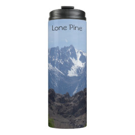 Besneeuwde bergen van Lone Pine     Thermosbeker
