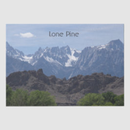 Besneeuwde bergen van Lone Pine   Tissuepapier