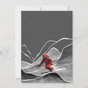 besneeuwde bergsport kaart