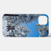 Besneeuwde bomen in de Laguna Mountains Case-Mate iPhone Case (Achterkant (horizontaal))