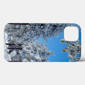 Besneeuwde bomen in de Laguna Mountains Case-Mate iPhone Case (Achterkant (horizontaal))