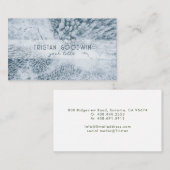 Besneeuwde bomen Luchtlandschap Visitekaartje (Voorkant / Achterkant)